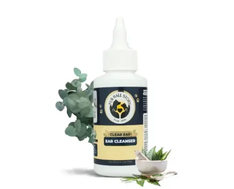 Fur Ball Story Clear Ear, Prevents Ear Infections, 50 ML at ithinkpets.com (1) (1)