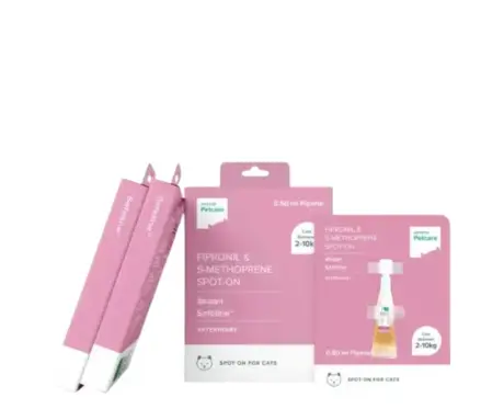 Hester Safeline Cat Tick & Flea Spot On (Fipronil & S Methoprene) for Between 2 to 10 KG atIthinkpets.com