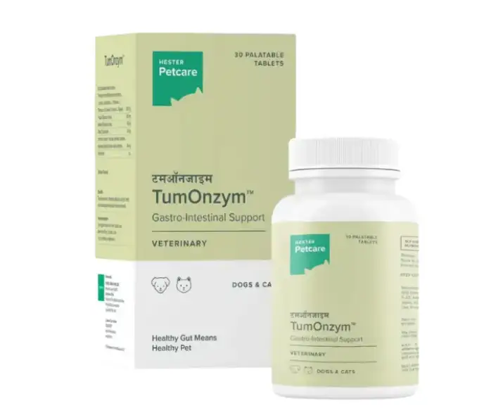 Hester Tumonzym Tablet Gastrointestinal Support for Dogs and Cats, 30 Tablets atIthinkpets.com