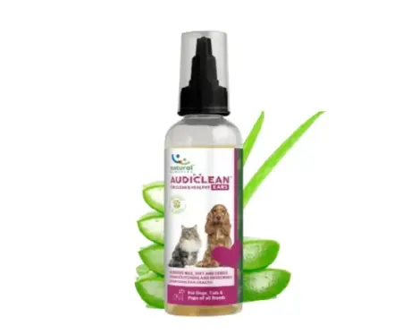 Natural Remedies Audiclean Clean and Healthy Ears for Dogs and Cats, 90 ML at ithinkpets.com (1) (1)