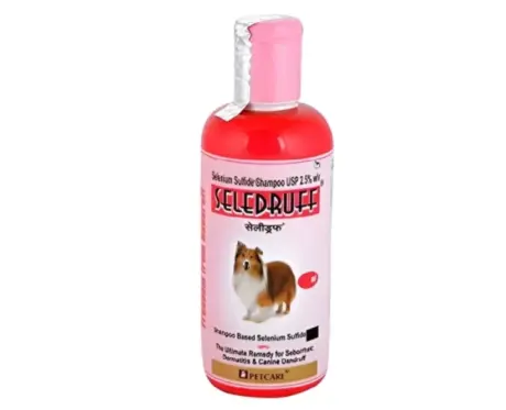 Petcare Seledruff Anti Dandruff Shampoo for Dogs, 200 ML at ithinkpets.com (1) (1)