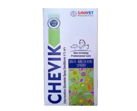 Savavet Chevik Spray Contitioner (Anti Bacterial) for Dogs and Cats, 100 ML at ithinkpets.com (1) (1)