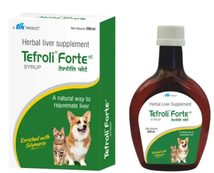 Ttk Tefroli Forte Herbal Liver Syrup, 200 ML atIthinkpets.com