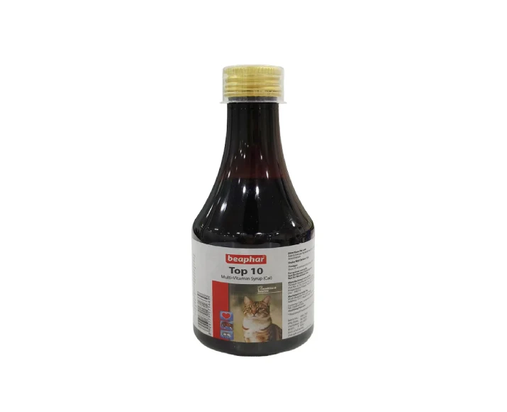 Beaphar TOP 10 Cat Syrup Multi Vitamin, 200 ML at ithinkpets.com (6)