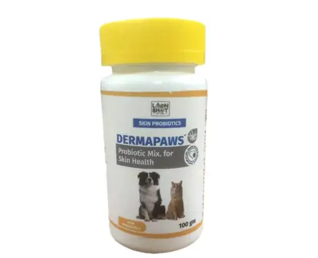 Loonshot Dermapaws Probiotic Mix For Skin Health, 100 GM at ithinkpets.com (1)