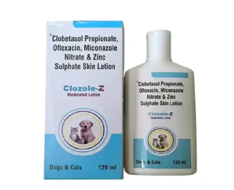 Sihil Clozole Z Lotion for Dogs and Cats, 120 ML at ithinkpets.com (1) (1)