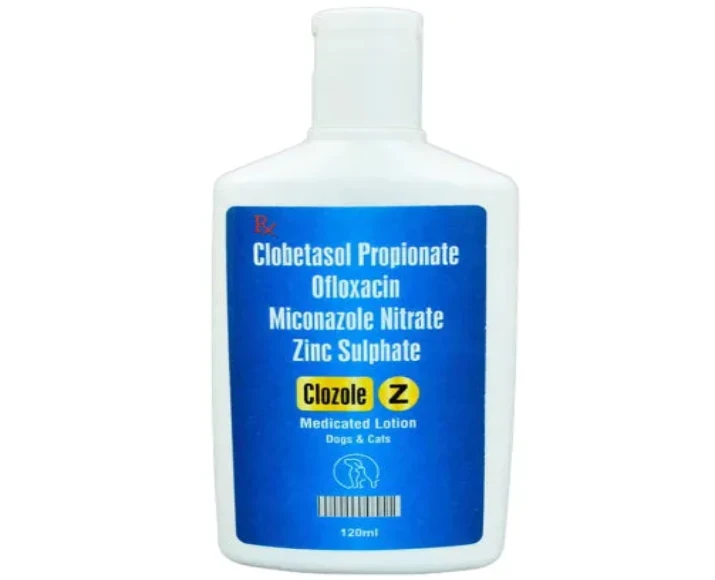 Sihil Clozole Z Lotion for Dogs and Cats, 120 ML at ithinkpets.com (2)