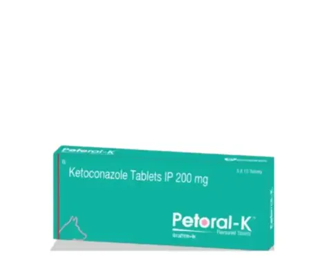 TTK Petoral K (Ketoconazole) 200 MG Tablet for Dogs ithinkpets.co