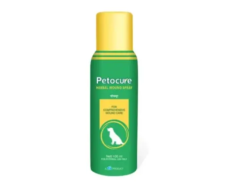 Ttk Petocure Herbal Wound and Maggoticidal Spray for Dogs, 100 ML at ithinkpets.com (1) (1)