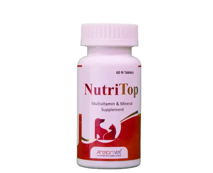 Areion-Vet-Nutritop-Multivitamin-Mineral-Supplement-for-Dogs-and-Cats-60-Tablets-Ithinkpets.com