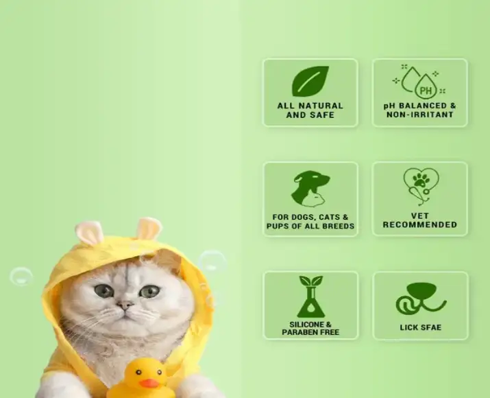 Natural Remedies Auraglow Moisturizing Shampoo for Dogs and Cats, 175 ML at ithinkpets.com (4)