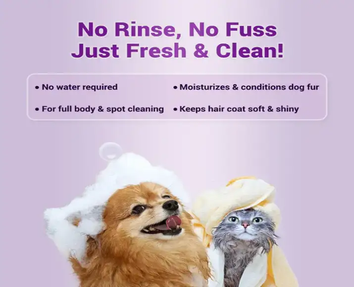 Natural Remedies Fresh Me Up Waterless Dry Shampoo for Dogs and Cats at ithinkpets.com (6)