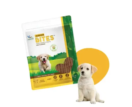 Natural Remedies Junior Bites Chew Treats for Puppies, 75 GM at ithinkpets.com (1)