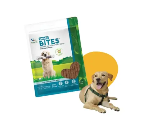 Natural Remedies Smart Bites Chew Treats for Dogs, 75 GM at ithinkpets.com (1)