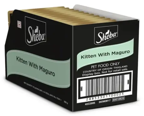 Sheba Maguro Soft Pate Rich Premium Kitten Cat Wet Food, 70 GM Ithinkpets (5)
