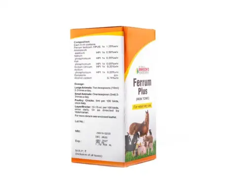 Bakson Veterinary Ferrum Plus Syrup for Pets & Farm Animal Ithinkpets (1)