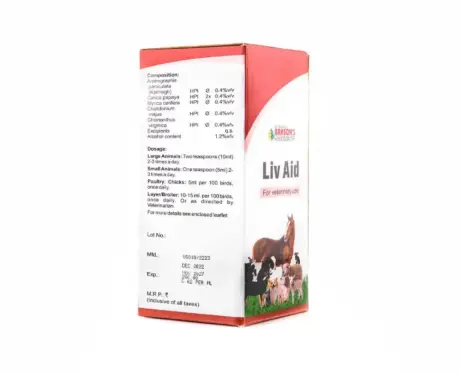 Bakson Veterinary Liv Aid Syrup for Pets & Farm Animal, 200 ML Ithinkpets (1)