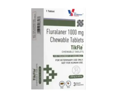 Drools TikFle Fluralaner 1000 MG Tick & Flea Tablet for Dogs (20 to 40 KG) Ithinkpets.com