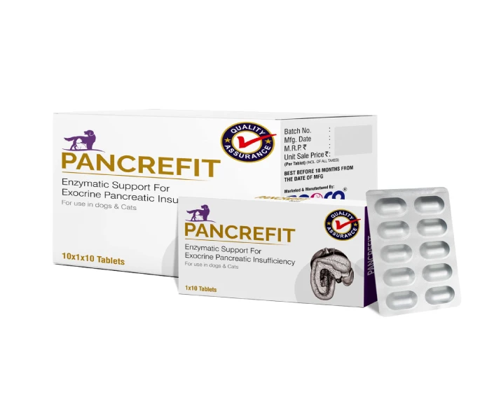 Ecora MPS Pancrefit Tablets for Dogs & Cats, 10 Tablets at ithinkpets.com (1)