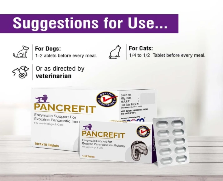 Ecora MPS Pancrefit Tablets for Dogs & Cats, 10 Tablets at ithinkpets.com (4)