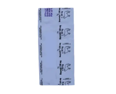 Elanco Bayrocin Tablets 50 MG (Enrofloxacin) for Dogs and Cats, 10 Tablets at ithinkpets.com (4)