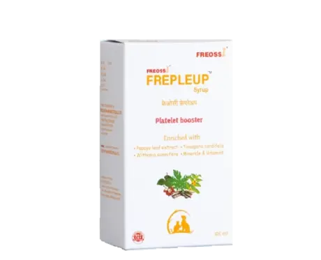 Freossi Frepleup Syrup, Platelet Booster for Dogs & Cats, 100 ML at ithinkpets.com (1) (1)