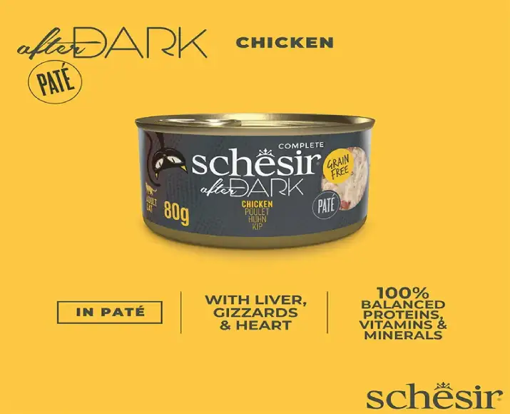 Schesir After Dark Cat Pate Chicken, 80 GM Ithinkpets (2)