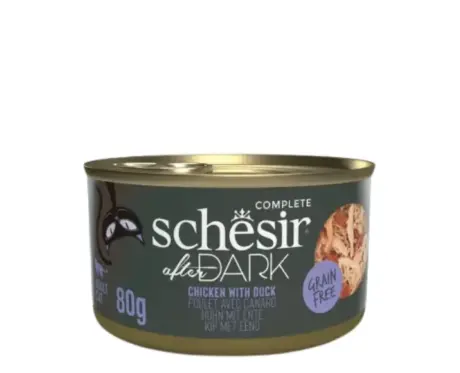 Schesir After Dark Cat Pate Chicken and Duck, 80 GM Ithinpets (1)