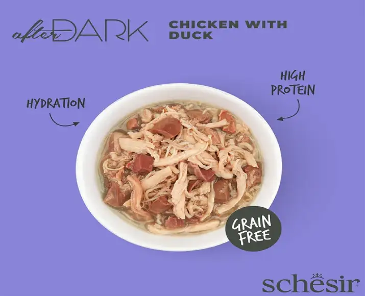 Schesir After Dark Cat Pate Chicken and Duck, 80 GM Ithinpets (1)