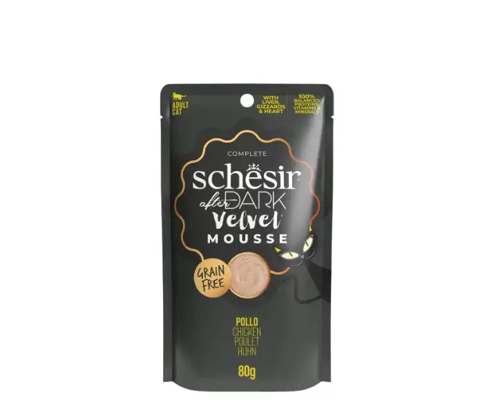 Schesir Cat After Dark Velvet Mousse Chicken, 80 GM Ithinkpets (2)