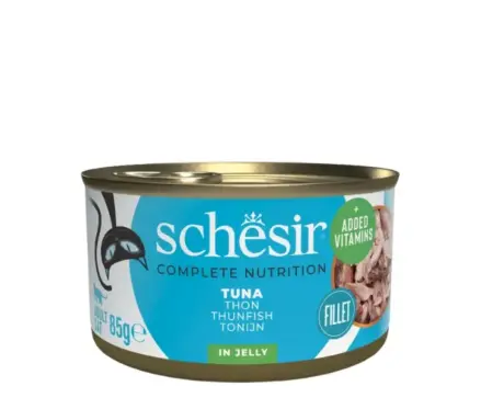 Schesir Tuna Whole Meat & Rice In Jelly Cat Wet Food,85 GM Ithinkpets (1)