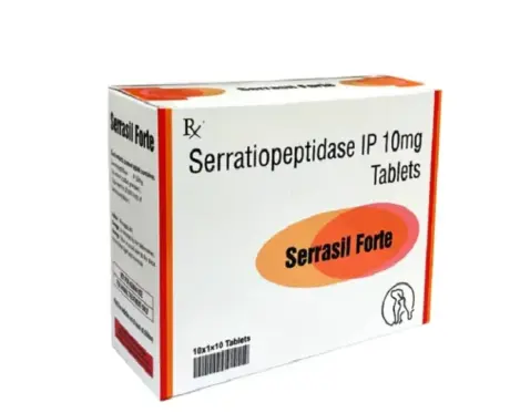 Sihil Serrasil Forte 10 MG (Serratiopeptidase) Tablets for Dogs and Cats at ithinkpets.com (1) (1)
