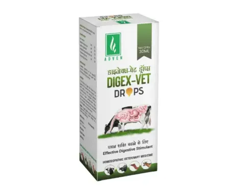 Adven Digex Vet Drops for Farm Animals, 30 ML at ithinkpets.com (1)