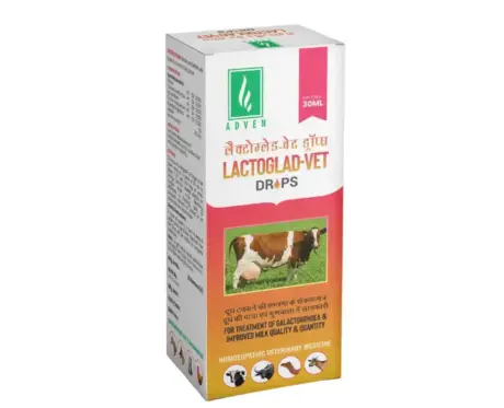 Adven Lactoglad Vet Drops for Farm Animals, 30 ML at ithinkpets.com (1)