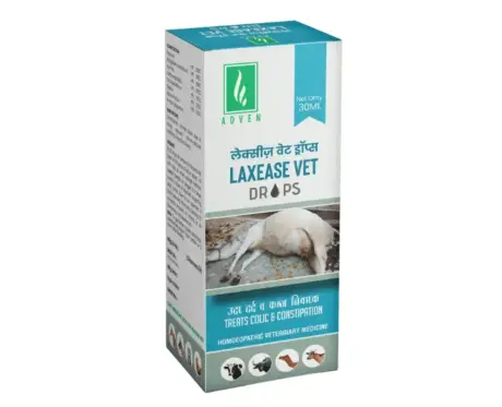 Adven Laxease Vet Drops for Farm Animals, 30 ML at ithinkpets.com (1)