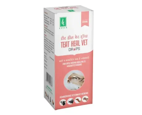 Adven Teat Heal Vet Drops for Farm Animals, 30 ML at ithinkpets.com (1)