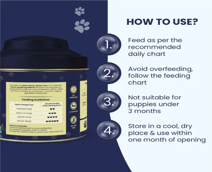 Fur Ball Story Biskoof Healthy Skin & Shiny Coat Buiscuits Treats, 150 GM at ithinkpets.com (6)