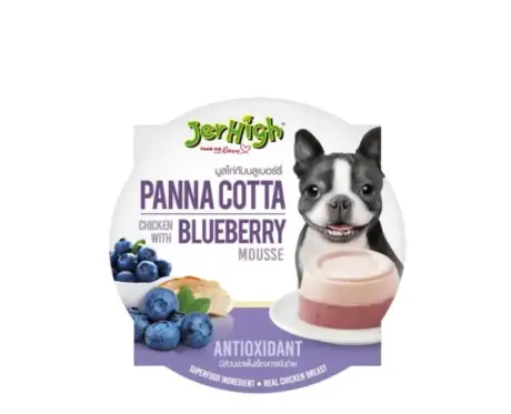JerHigh Blueberry Mousse dog wet food with chicken 70gm – Ithinkpets.com