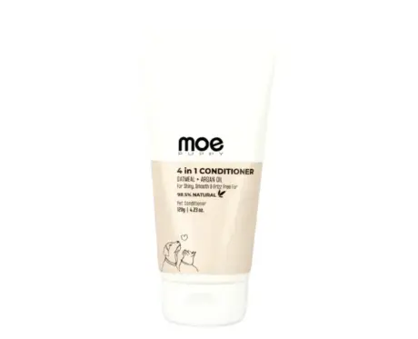 Moe Puppy 4 in 1 Conditioner for Dogs & Cats, 120 GM at ithinkpets.com (1)