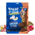 Natural Remedies Treat O Clock Chicken & Egg Dog Treats, High-Protein Snacks for Growth & Energetic Play, 75 GM Ithinkpets (1)