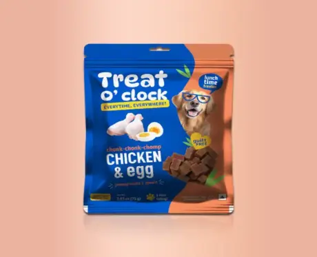 Natural Remedies Treat O Clock Chicken & Egg Dog Treats, High-Protein Snacks for Growth & Energetic Play, 75 GM Ithinkpets (1)