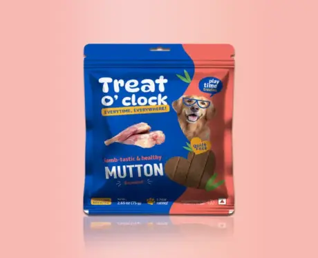 Natural Remedies Treat O Clock Mutton Dog Treats for Brain Health, High Protein Training Snacks for Dogs & Cats ,75 GM Ithinkpets (1)
