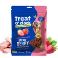 Natural Remedies Treat O Clock Strawberry & Chicken Dog Treats,Energy Booster with Vitamin D3 & Calcium, 75 GM Ithinkpets (1)