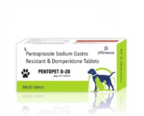Pfarmacia Pentopet D 20 MG Tablets for Pets, 10 Tablets at ithinkpets.com (1) (1)