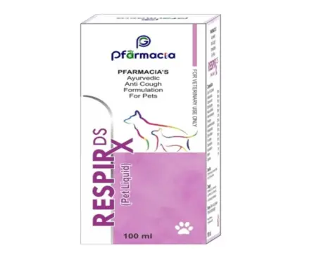 Pfarmacia Respirx DS Pet Syrup, Anti Cough Solution, 100 ML at ithinkpets.com (1)