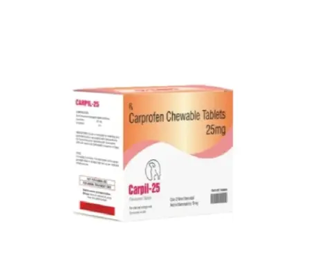 Sihil Carpil 25 MG Tablets ( Carprofen) for Dogs, 6 Tablets at ithinkpets.com (1) (1)