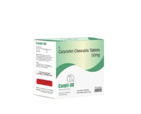 Sihil Carpil 50 MG Tablets (Carprofen) for Dogs, 6 Tablets at ithinkpets.com (1) (1)