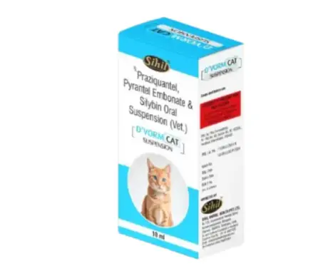 Sihil D Vorm Cat Dewormer Suspension,10 ML Ithinkpets.com