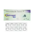 Sihil Metropet 250 MG Metronidazole Tablets for Dogs & Cats, 10 Tablets Ithinkpets (1)