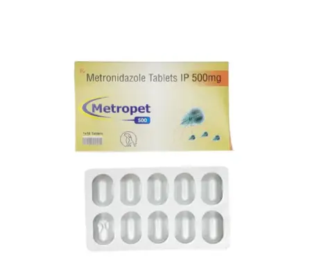 Sihil Metropet 500 MG Metronidazole Tablets for Dogs & Cats, 10 Tablets Ithinkpets (2)